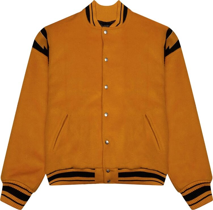 

Бомбер Rhude Wool Lightning Bomber 'Mustard', желтый