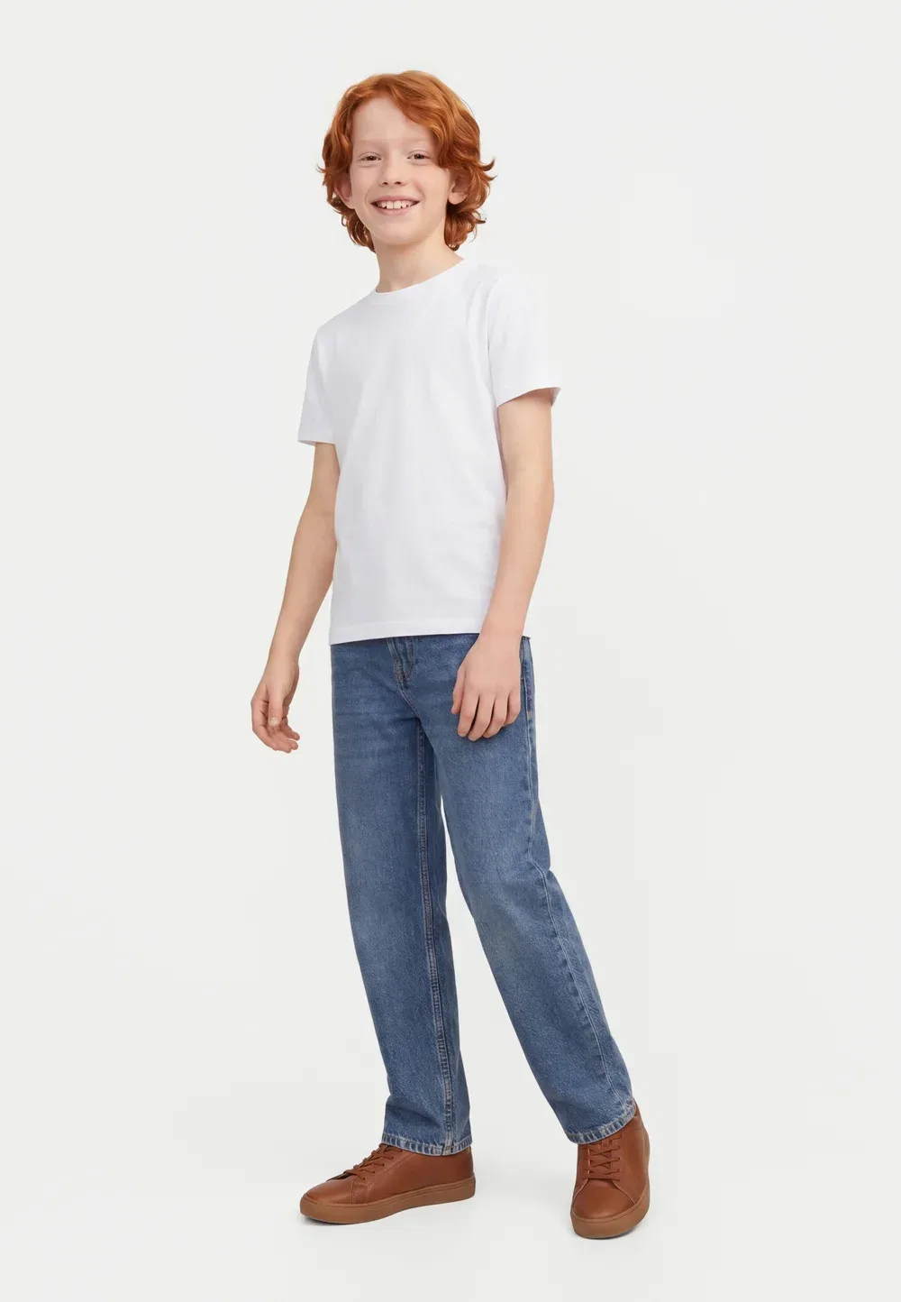 Jjialex jjoriginal - джинсы свободного кроя Jack & Jones Junior, Blue Denim