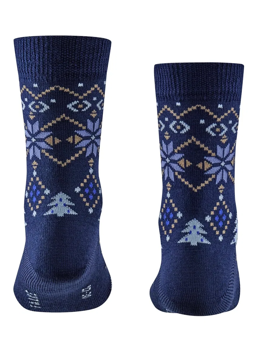 Носки FALKE 'Nordic Fair Isle', синий — фото 2