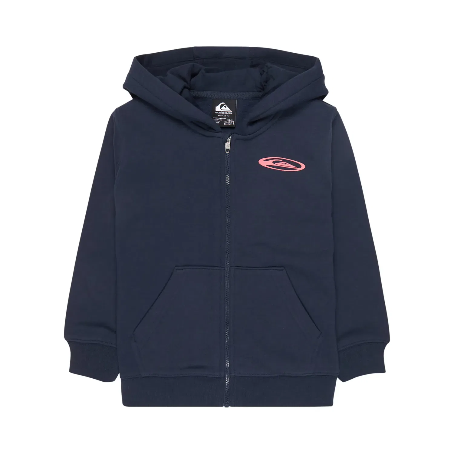 Детская худи для мальчиков с принтом Quiksilver, Azul Oscuro