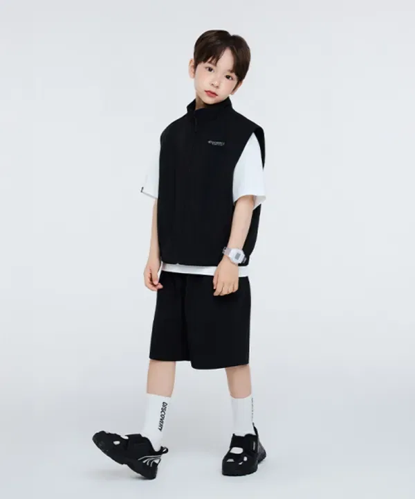 Детский комплект (жилет+футболка+шорты) Freshvent, Discovery Expedition Kids, black