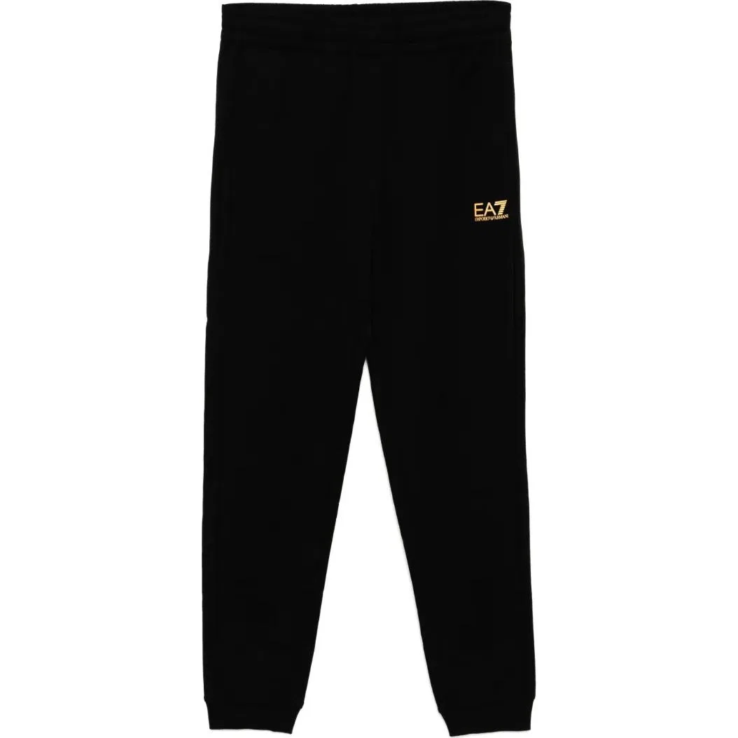 Мужские спортивные штаны с принтом Black EMPORIO ARMANI