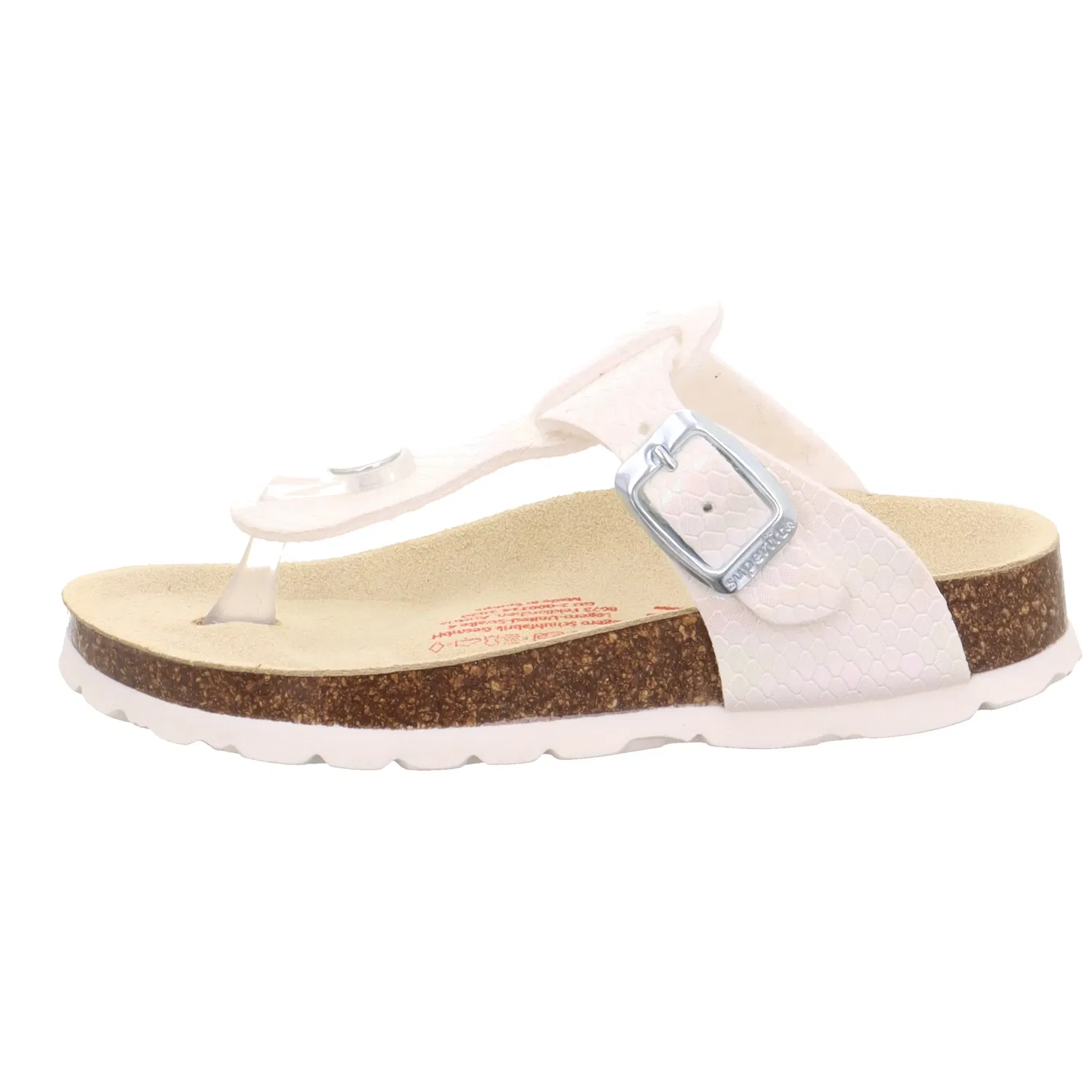 Мюли на низком ходу FUSSBETTPANTOFFEL Superfit, белый — фото 3