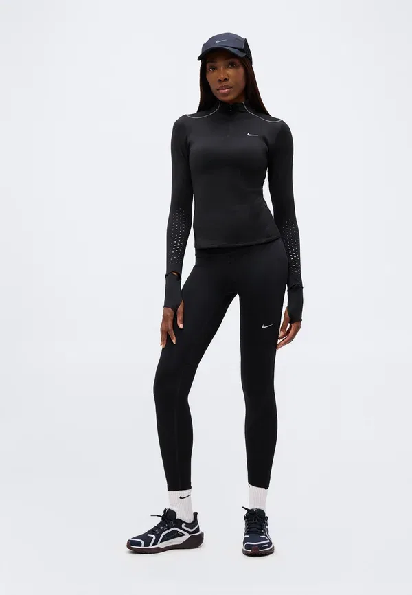 Леггинсы беговые с технологией Dri-fit Nike Performance Tempo, черный — фото 2
