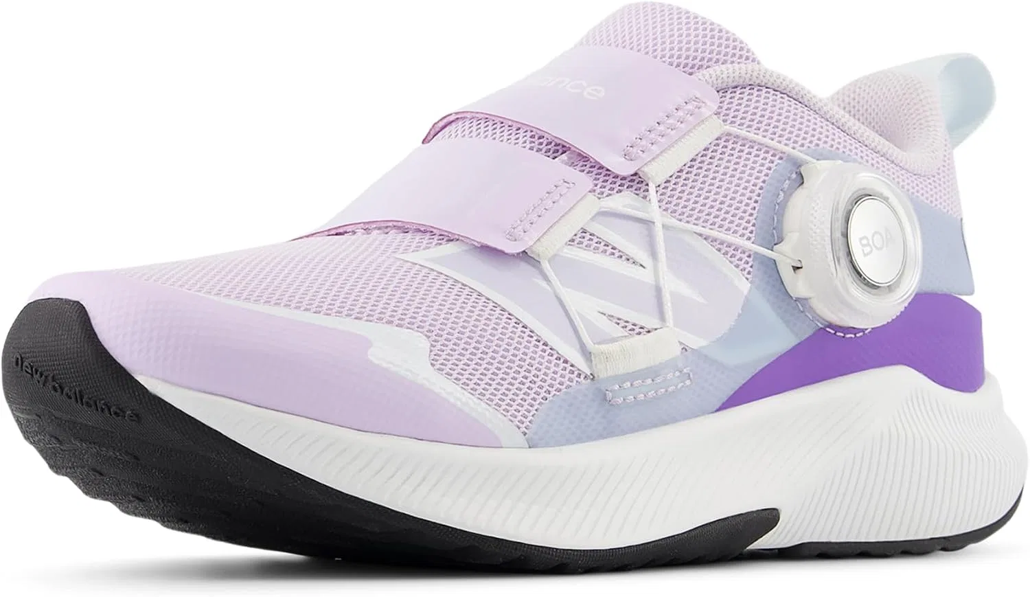 Детские кроссовки для девочек с технологией DynaSoft Reveal V4 Boa New Balance, Milk Violet/Frosted Glass/Violet Crush