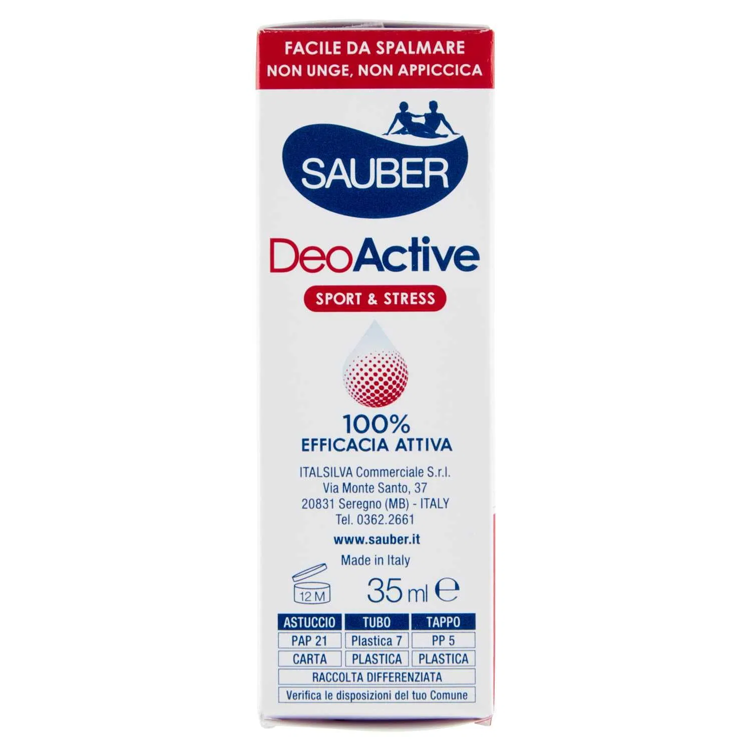 Крем-дезодорант DeoActive Sport & Stress, Beni Culinari, набор 6 шт. по 35 мл — фото 4