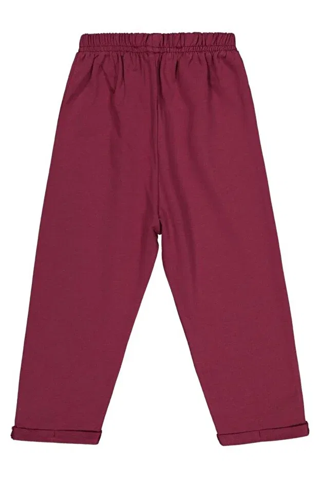 Детские спортивные штаны для мальчиков с принтом Cool star printed Civil Boys, Burgundy — фото 2