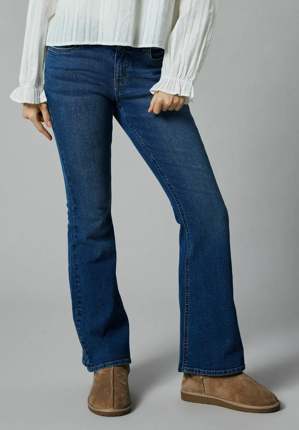 Джинсы-Клеш Lmtd, Medium Blue Denim — фото 2