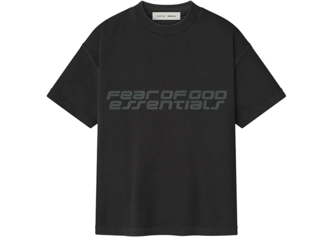 Детская футболка с коротким рукавом Tee Fear of God, Vintage Black