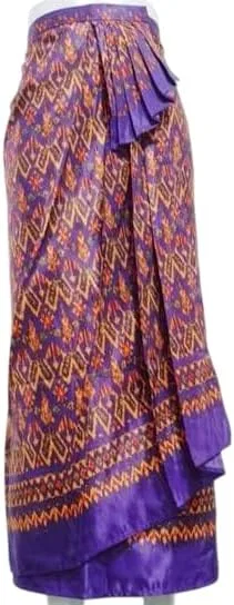 Женское саронг с плиссированной передней панелью Ketysmile, Sarong Style 002