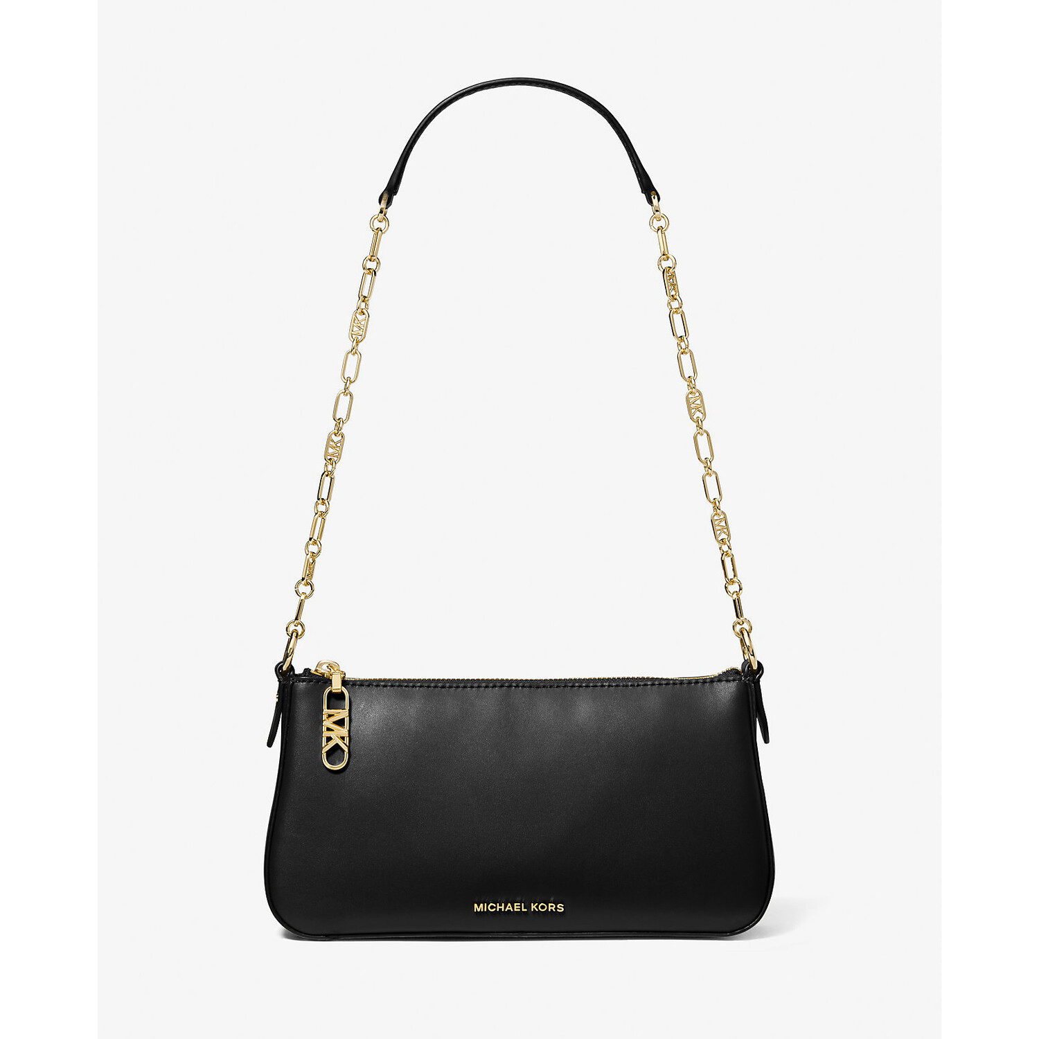 

Сумка Michael Michael Kors Empire Medium Leather Pochette, черный