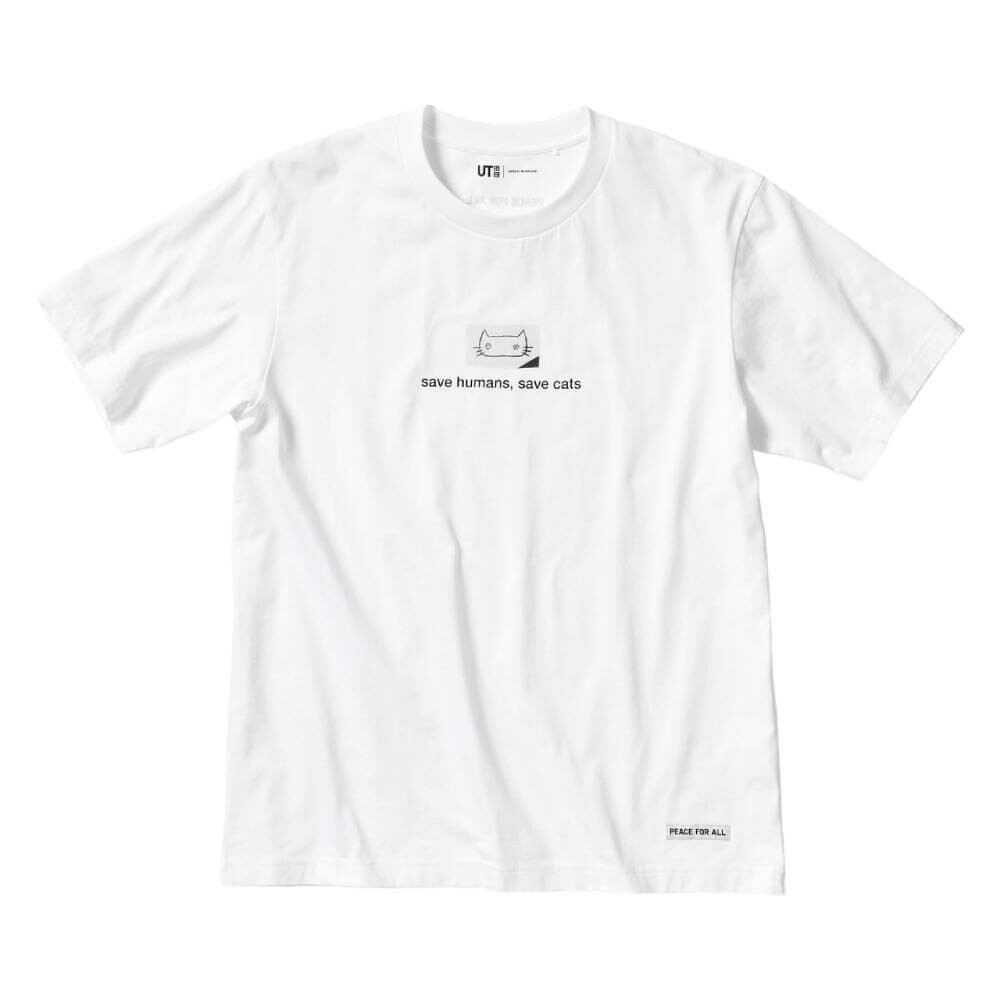 

Футболка Uniqlo UT Peace For All (Haruki Murakami), белый
