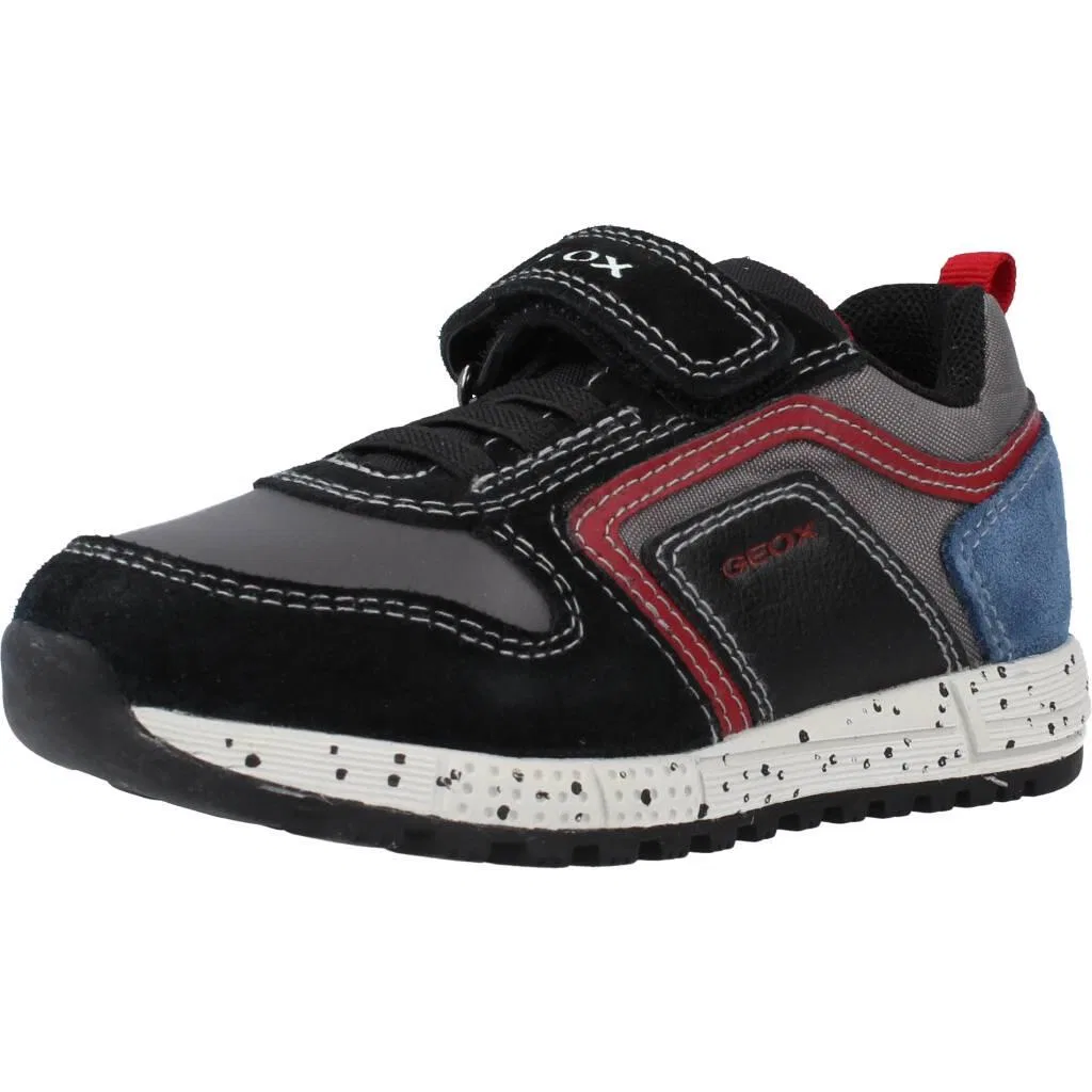 Детские кроссовки с текстурой Geox B Alben Boy C, Schwarz