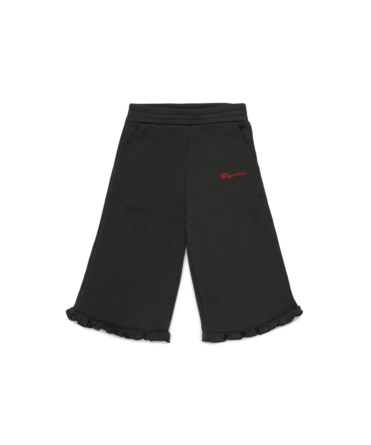 Детские спортивные штаны из футера с принтом MARNI, Charcoal Grey