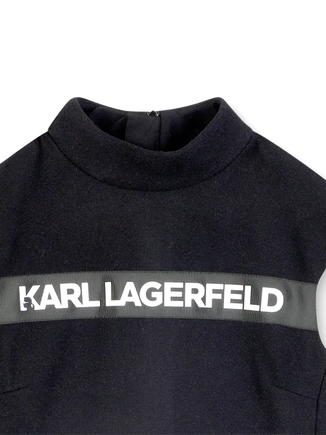 Платье без рукавов с высоким вырезом Karl Lagerfeld, черный — фото 2