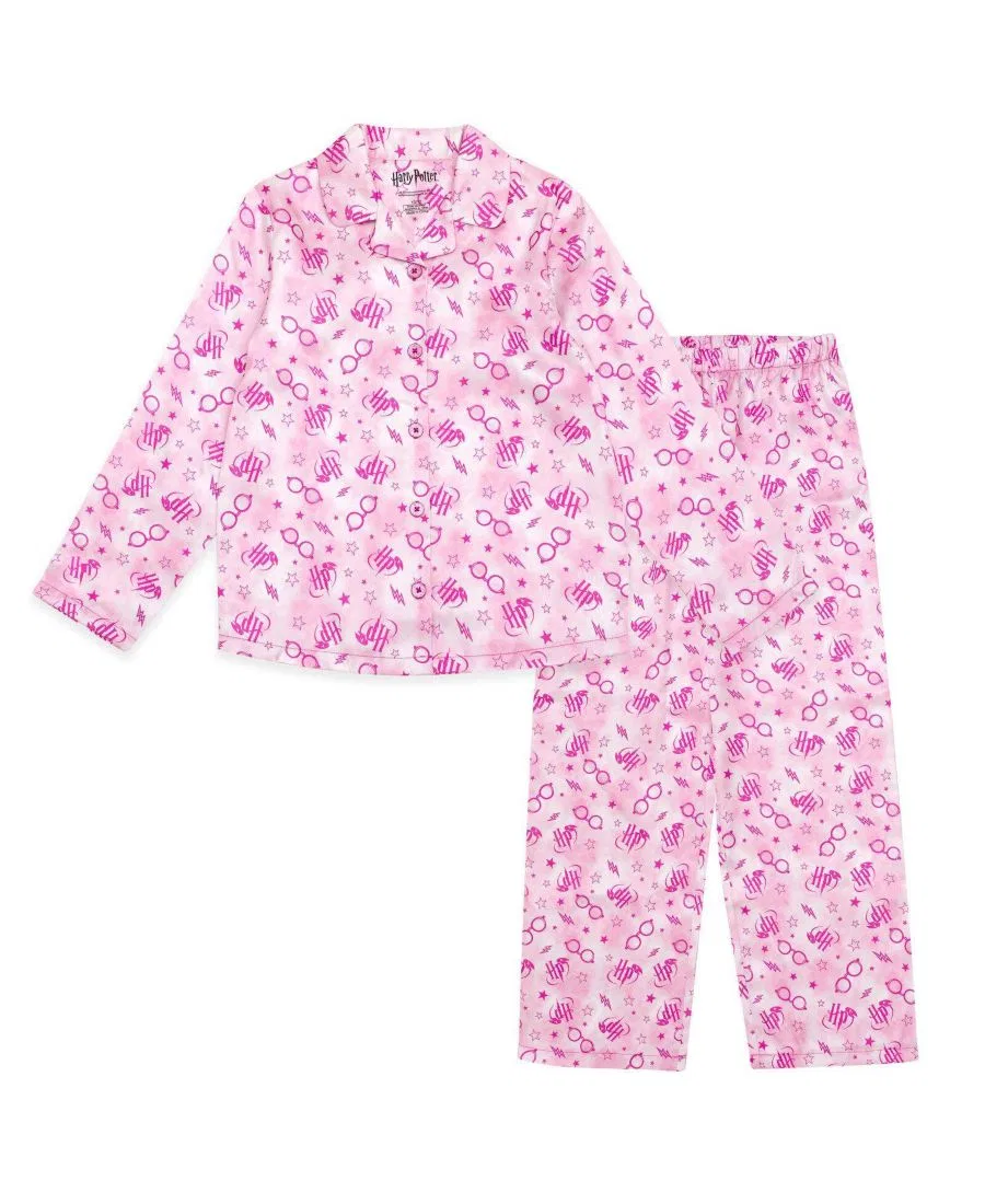 Комплект пижамы с длинным рукавом Harry Potter, Mottled Pink