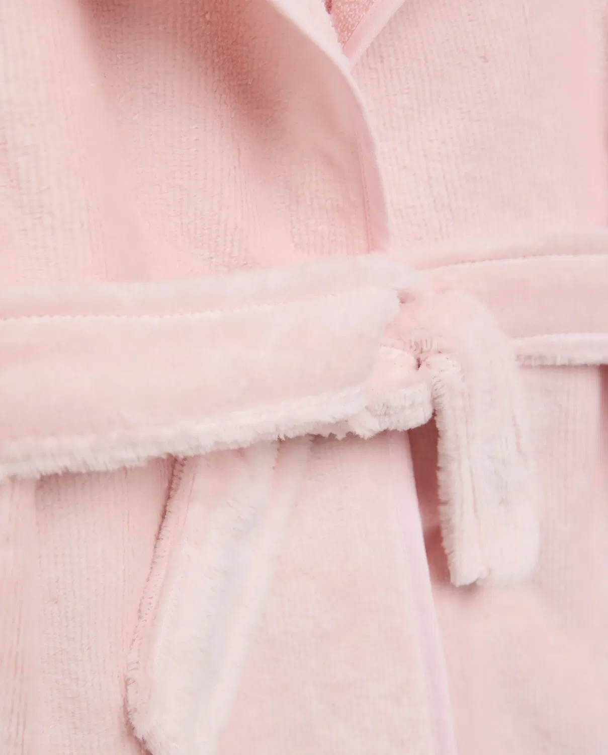 Детский халат с капюшоном для девочек с принтом Cotton Juice, 200 Rosa — фото 3