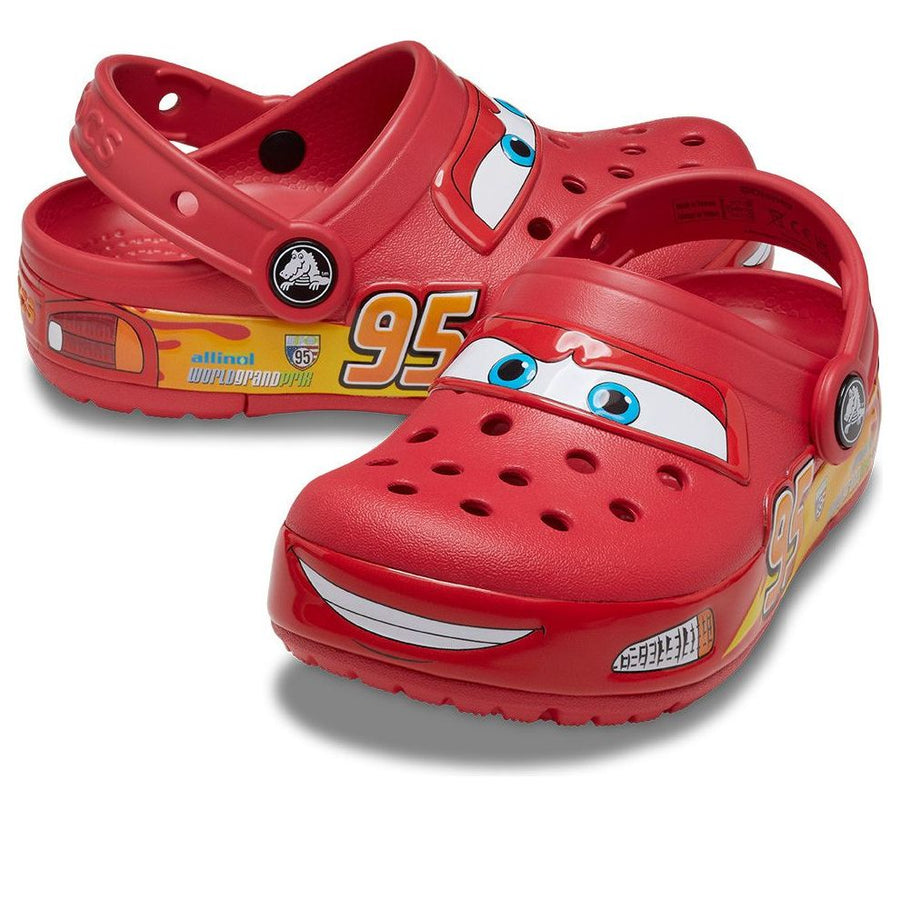 Сандалии (TD) Crocs x Cars Classic Clog 'Lightning McQueen', красный — фото 2