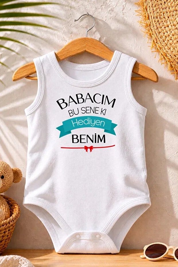 Детское боди для новорожденных с принтом Athlete Baby Pamuk Saray, Off White