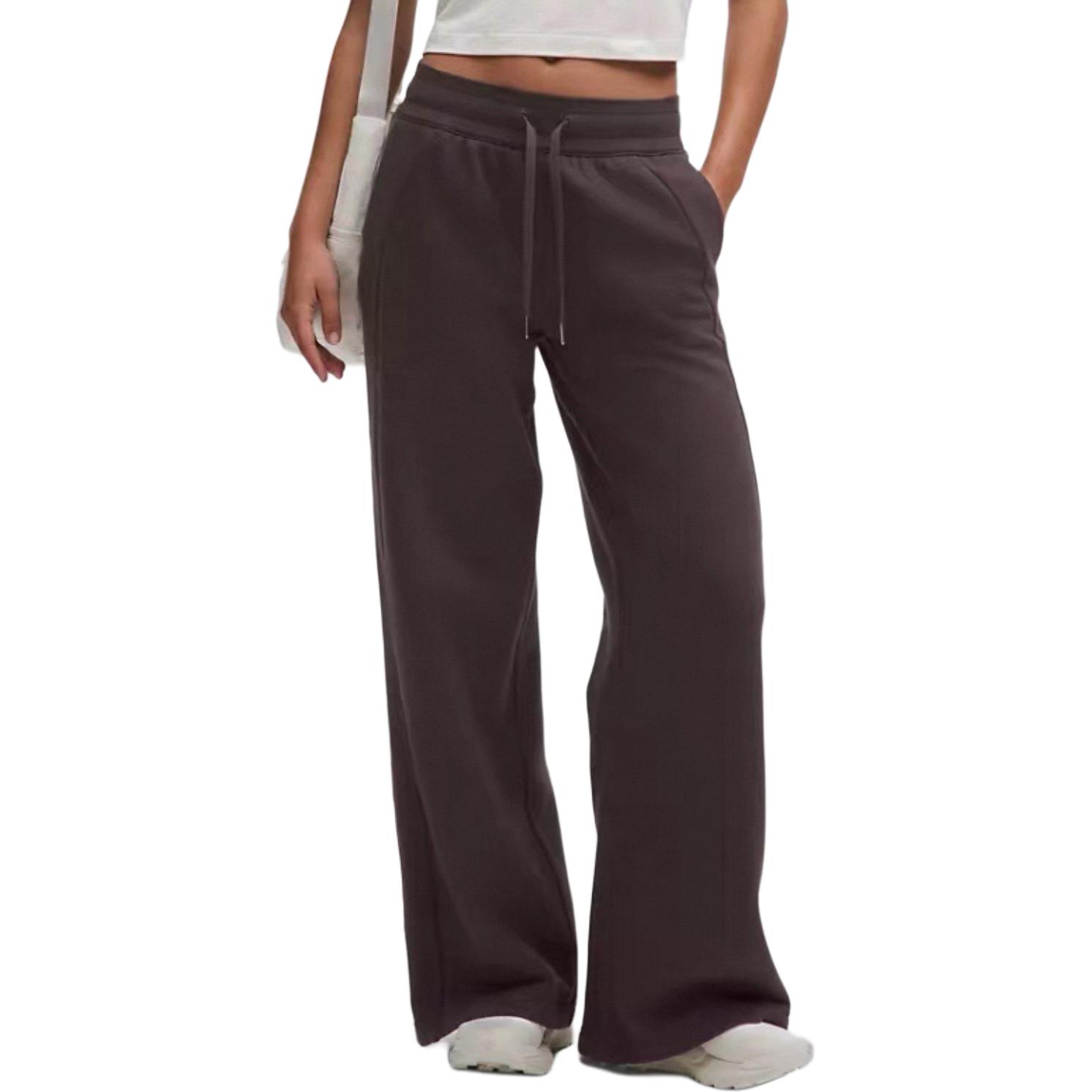 

Женские спортивные штаны Scuba Series вязаные pomegranate Lululemon, коричневый