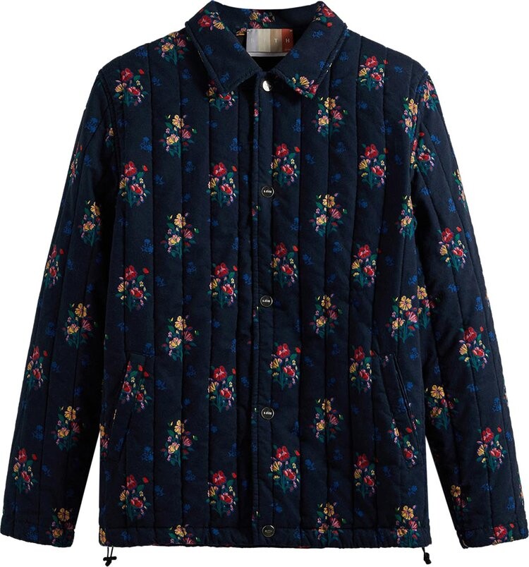 

Куртка Kith Carmine Coaches Jacket 'Nocturnal', синий