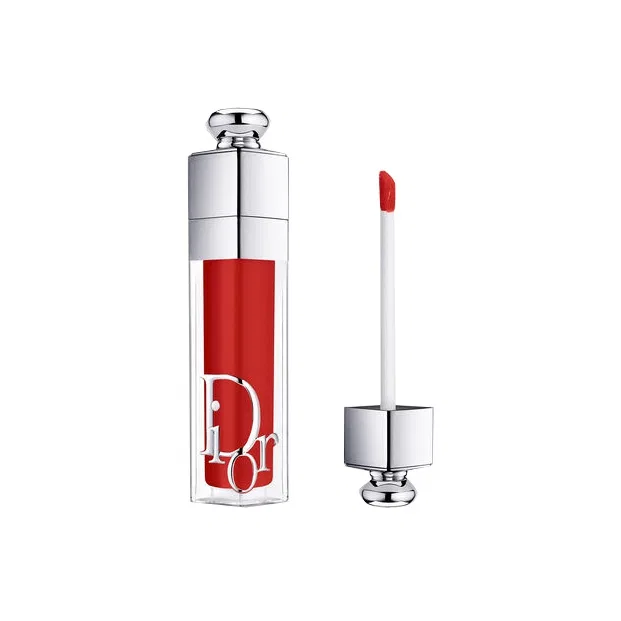 Женский блеск для губ с эффектом объема, оттенок 028 Tomato Brick Red, Glazed, DIOR