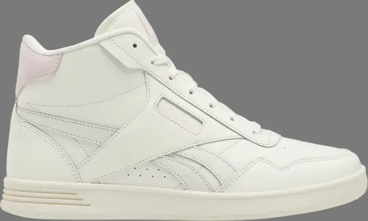 

Кроссовки wmns club high top 'chalk porcelain pink' Reebok, белый