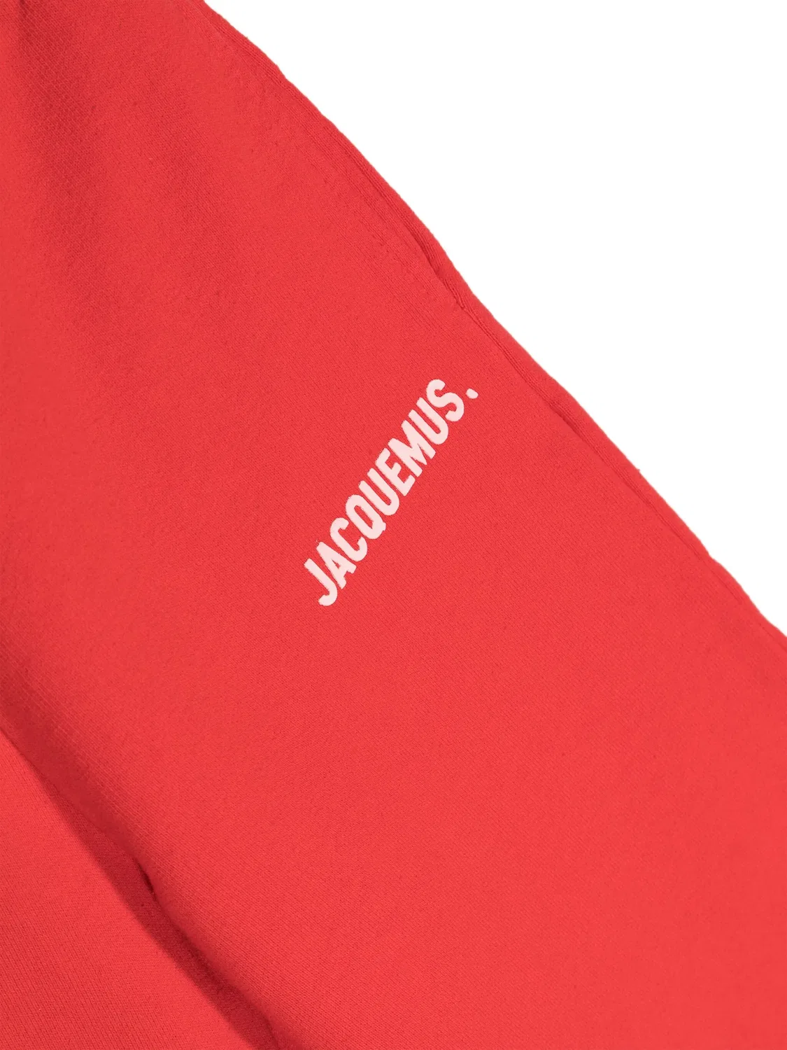 Хлопковые трековые брюки Le Jogging Jacquemus, красный — фото 3