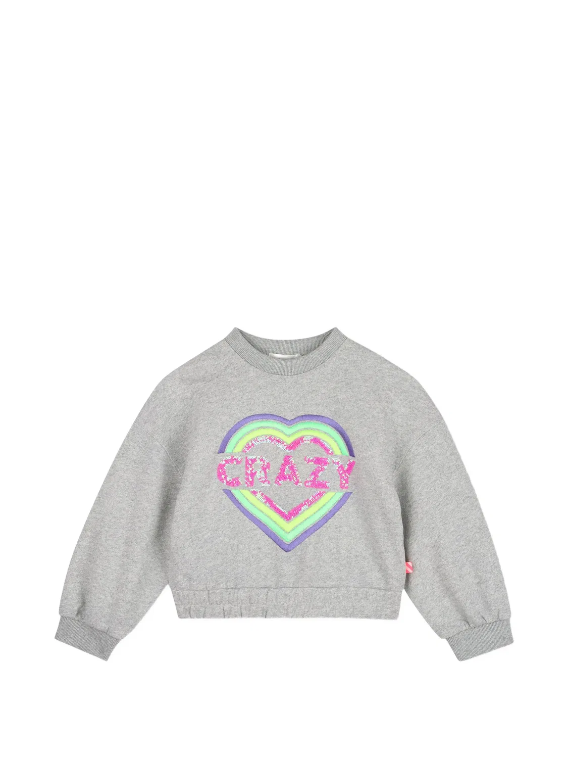 Свитер с пайетками Billieblush, серый