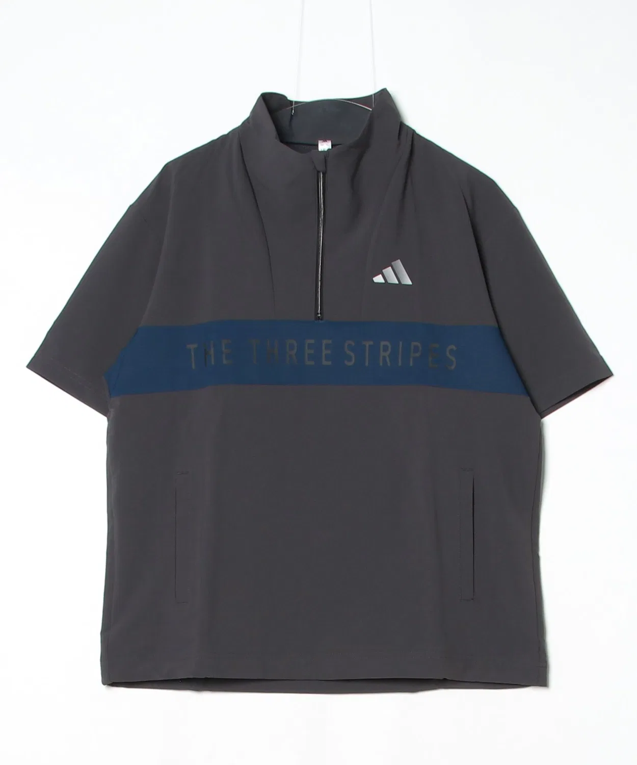 Мужская куртка-поло с контрастным принтом Adidas Golf, Black