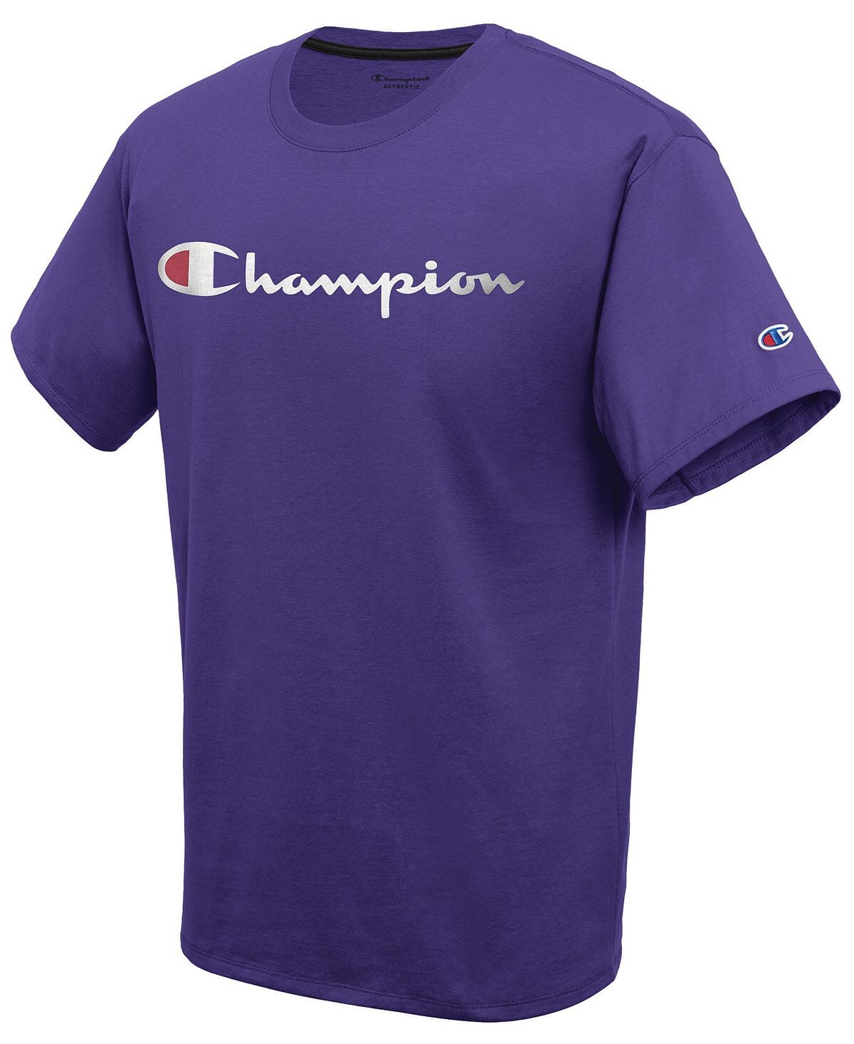 

Мужская футболка с логотипом Champion, фиолетовый