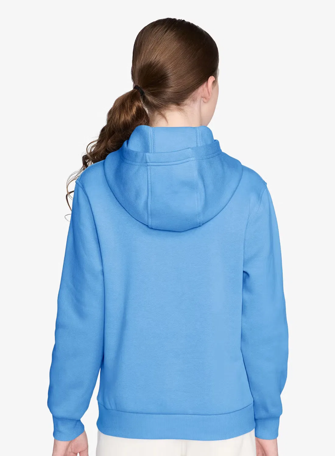 Худи из флиса с капюшоном Youth Club Fleece Nike, синий — фото 2