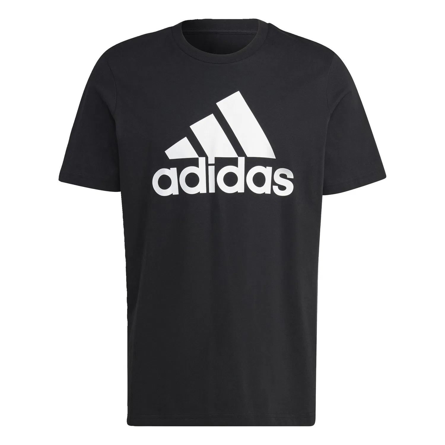 Мужская футболка с длинным рукавом Big Logo T-Shirt Adidas, Schwarz / Weiss — фото 2