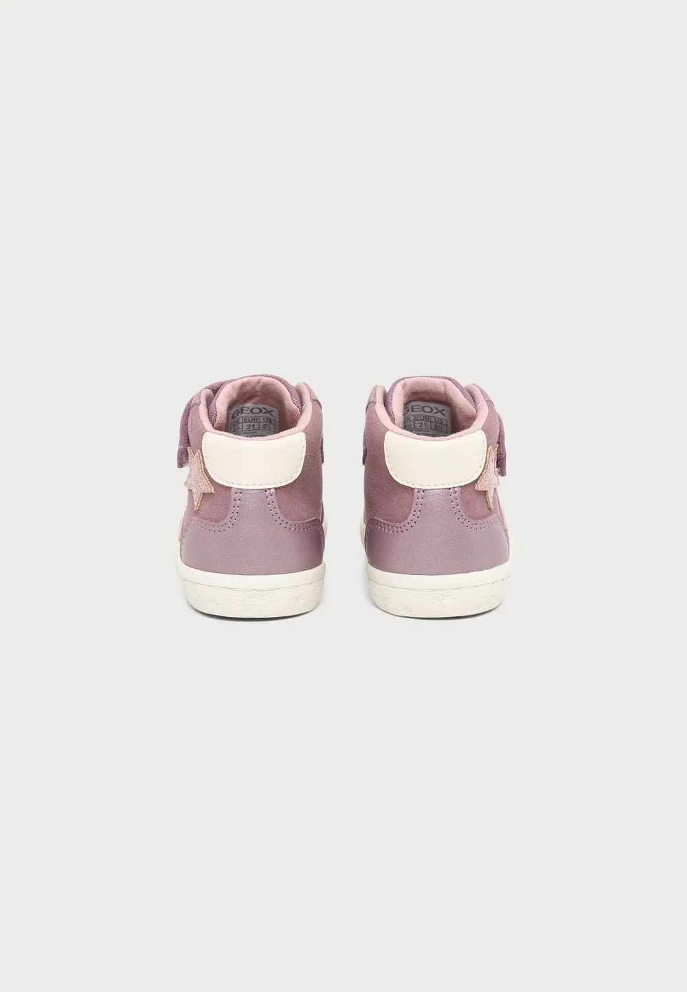 Девушка из Гисли - высокие кроссовки Geox, Dk Pink — фото 3