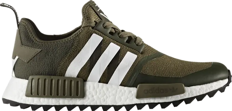 

Кроссовки Adidas White Mountaineering x NMD_R1 Trail Primeknit 'Olive', зеленый