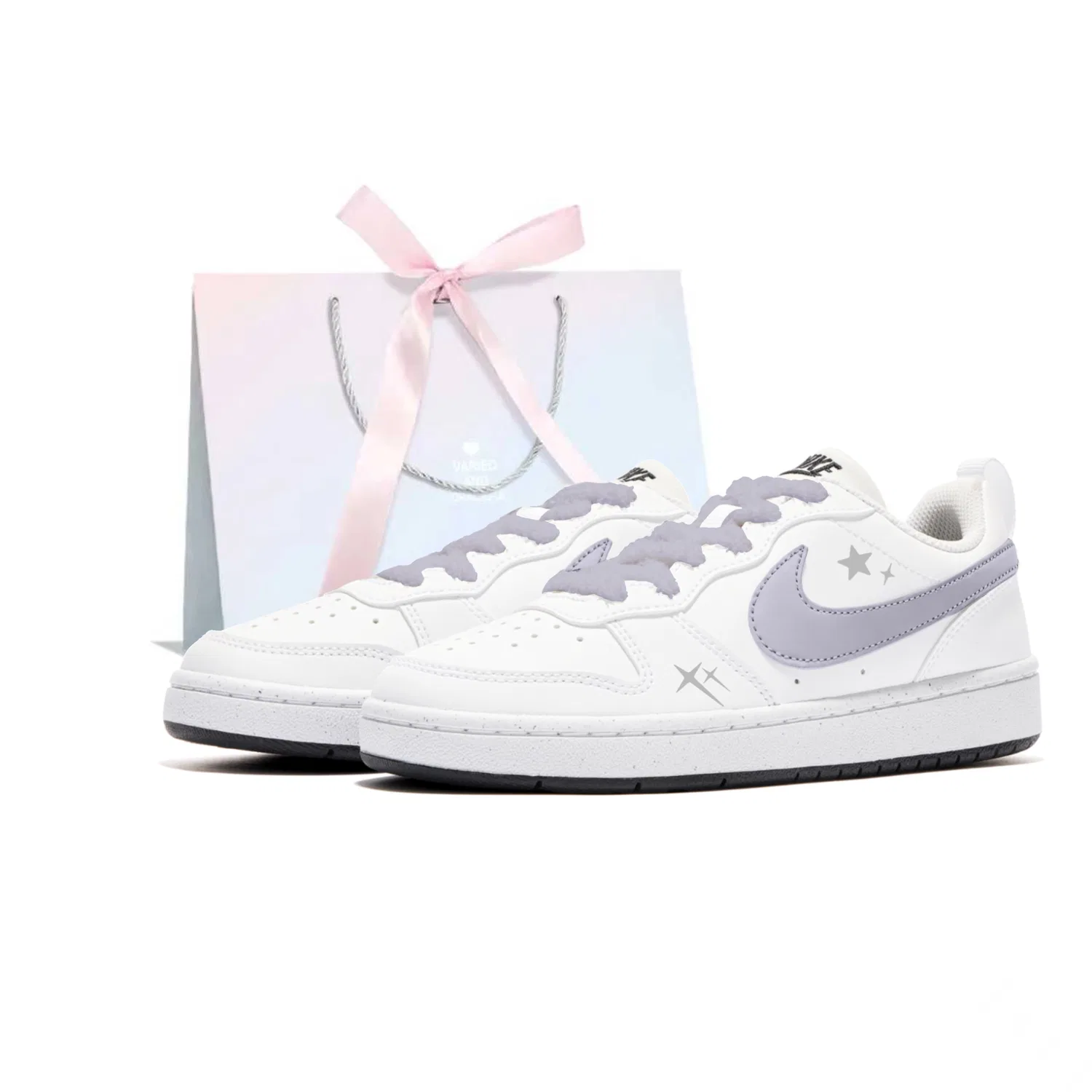 Женские кроссовки для скейтбординга с низким верхом Court Borough Light Purple Nike