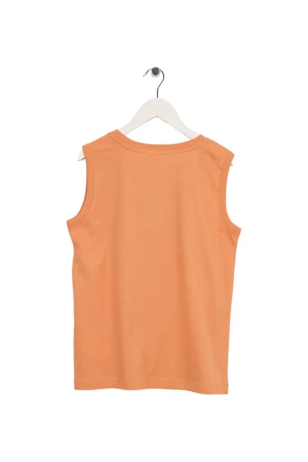 Детская футболка для мальчиков с принтом United Colors Of Benetton, Orange — фото 2