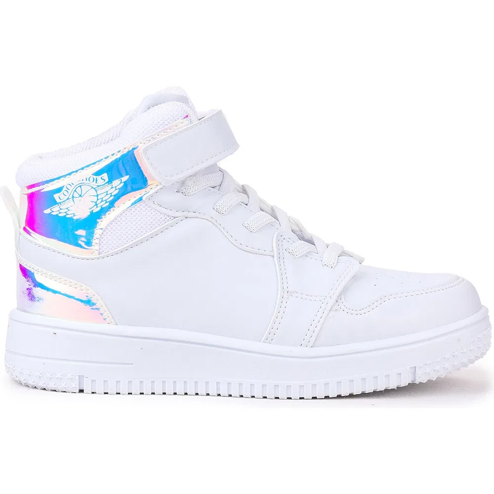 Детские спортивные кроссовки для девочек с липучками Hayka Hologram Kiko Kids — фото 3