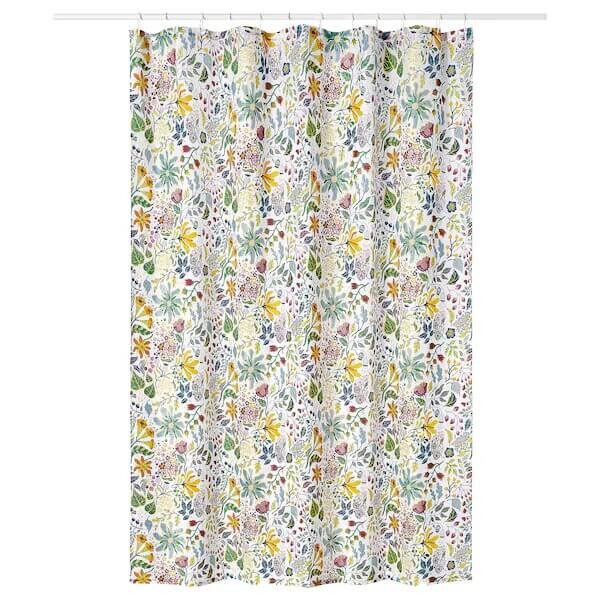 Занавеска для душа Ikea Strandlummer, 180x200 см, мультиколор