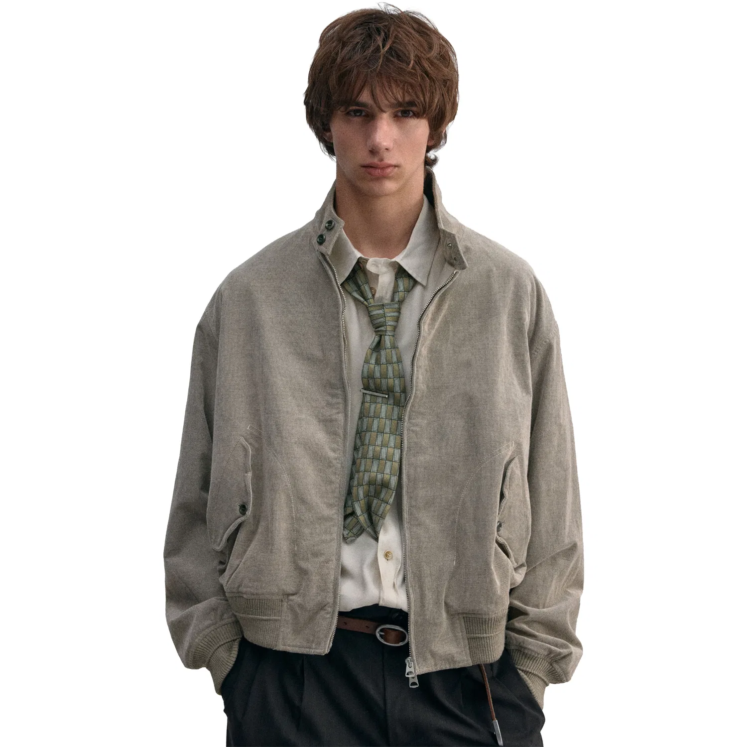 Детский жакет с лацканами C2H4, Oat Gray Oat Grey