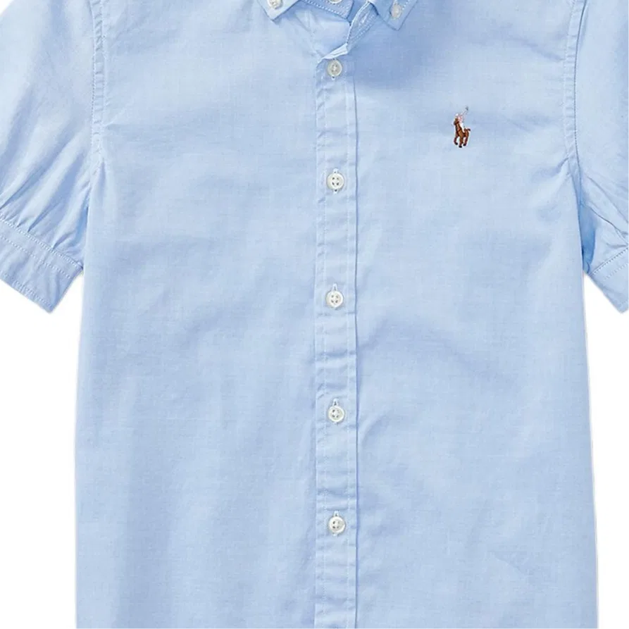 Детская рубашка повседневная Polo Ralph Lauren, Blue — фото 3