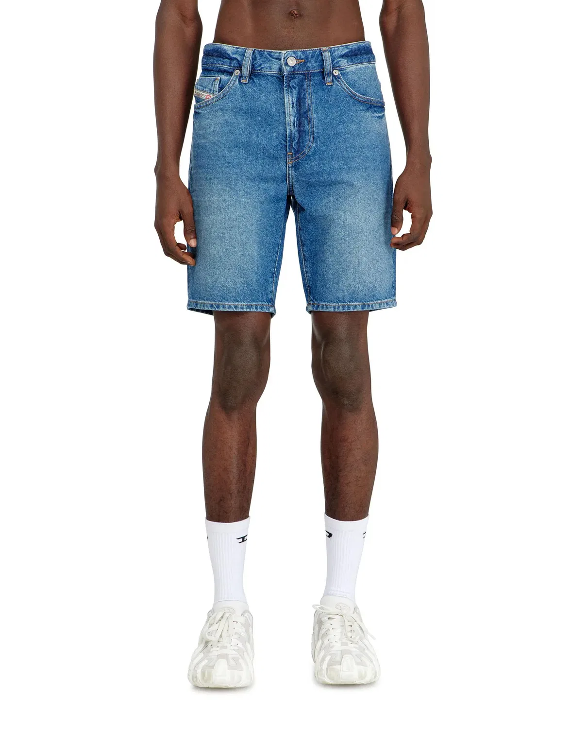 Мужские джинсовые шорты slim fit Diesel, Azul