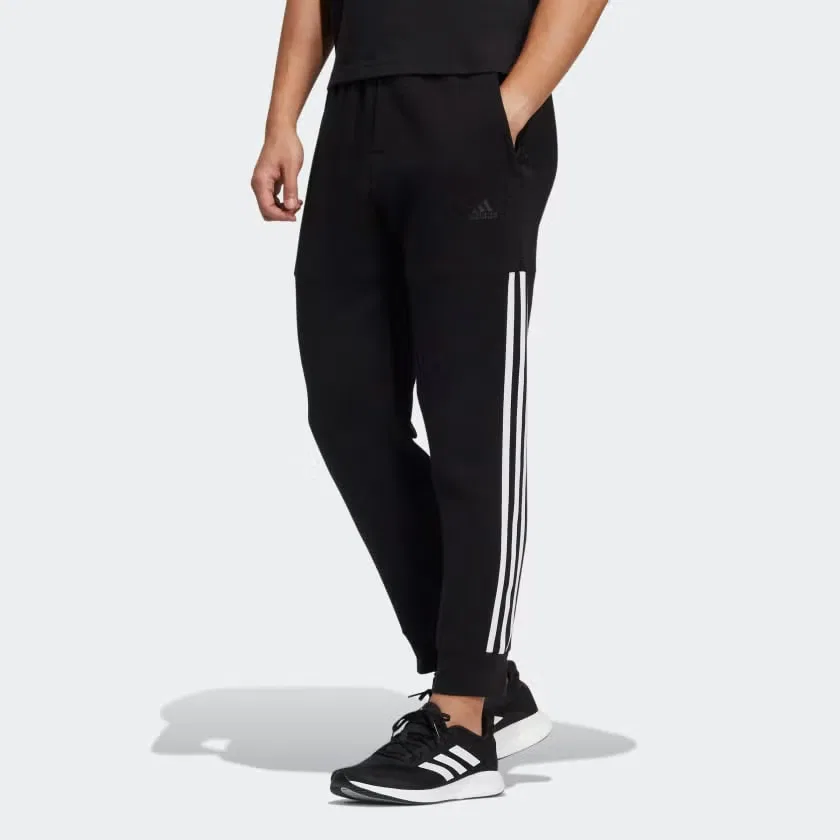 Брюки трикотажные с лампасами Future Icons Adidas, черный — фото 2