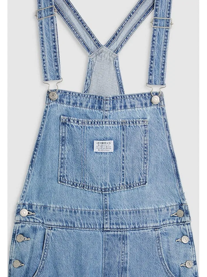 Женские джинсовые комбинезоны-латцхозе Levi's, Hellblau — фото 3