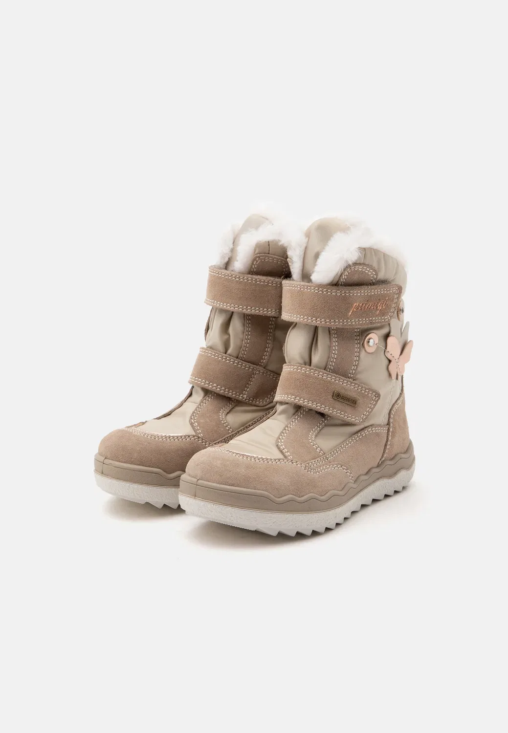Goretex замороженные - детские туфли Primigi, Bisquit/Off White — фото 2