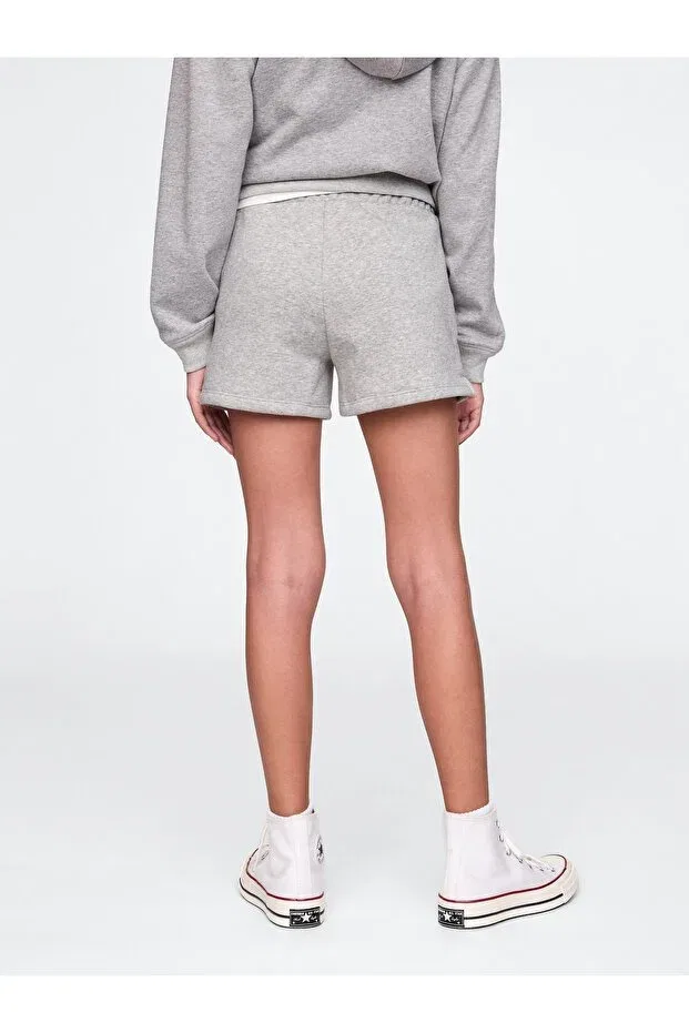 Детские шорты для девочек с принтом Basics Gap, Gray — фото 3