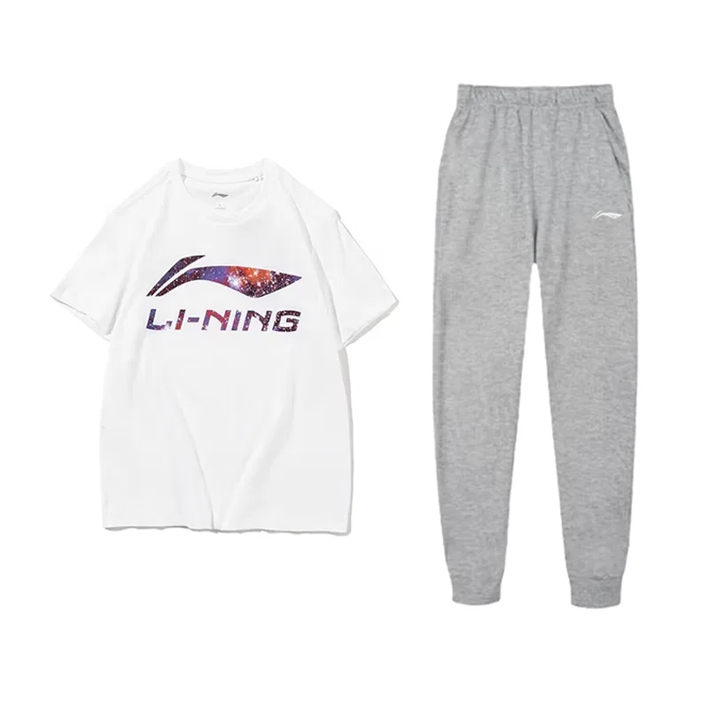 Детский спортивный комплект с футболкой и штанами Casual Sportswear Li-Ning