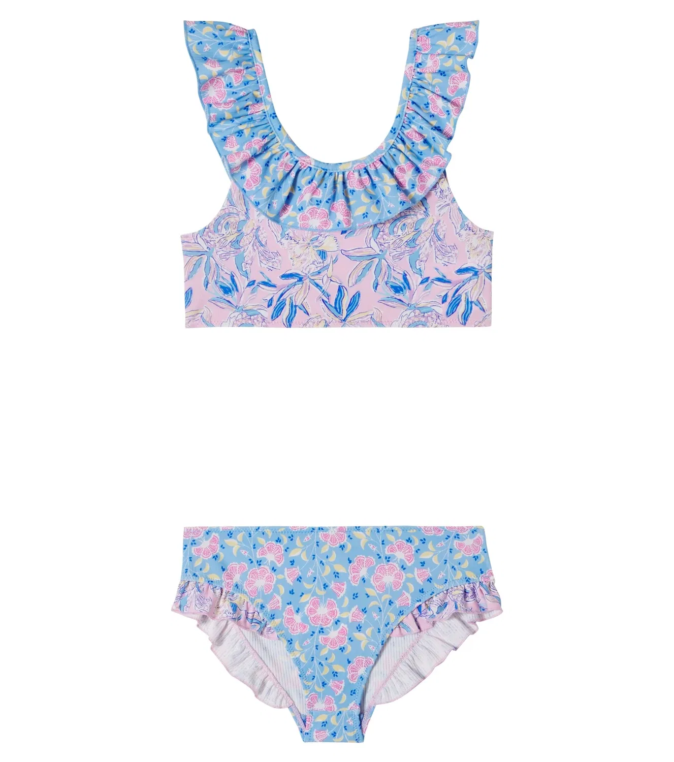 Комплект бикини с цветочным принтом Pastel Paradise Bay Louise Misha, синий