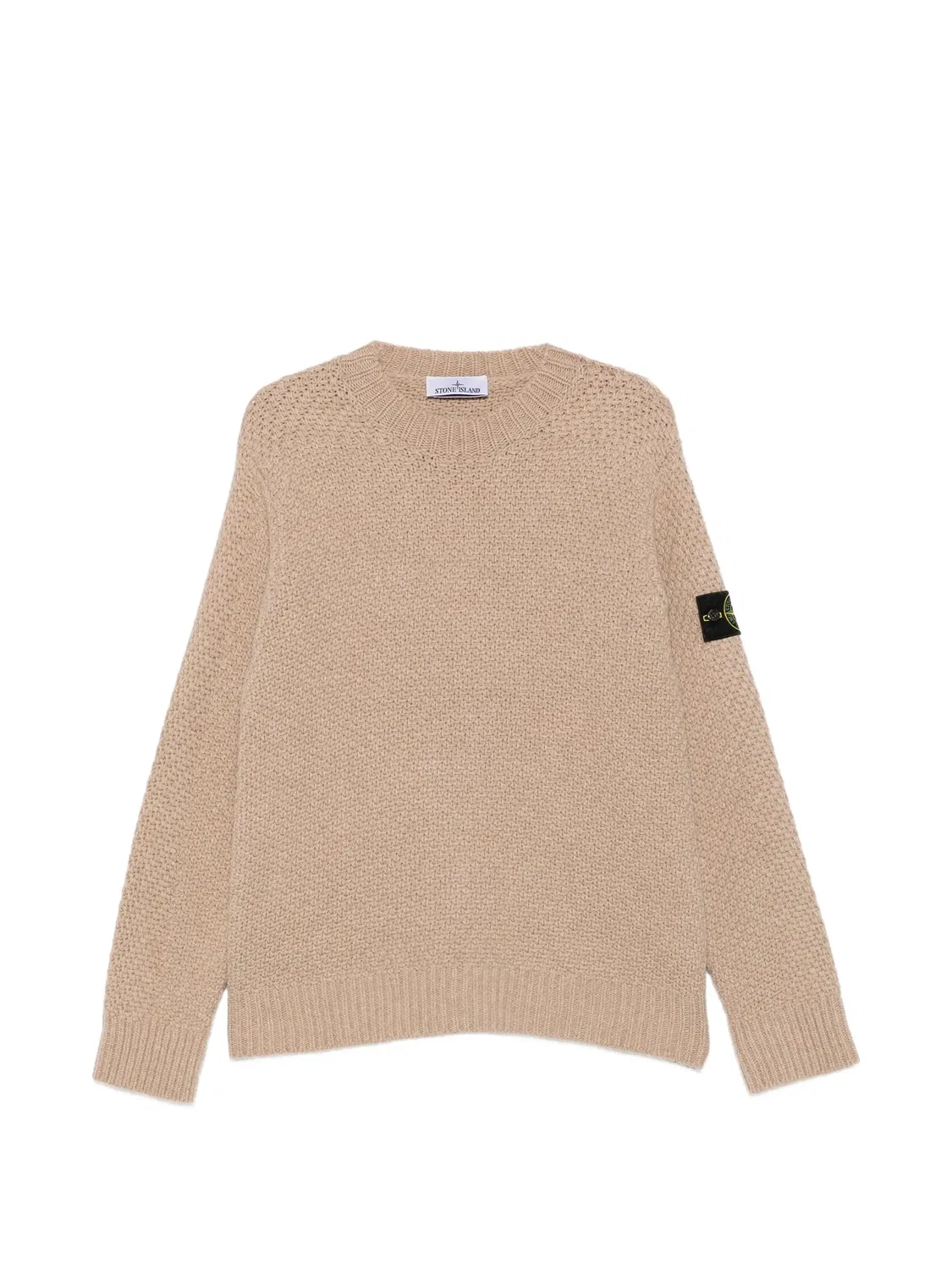 Джемпер Compass вафельной вязки Stone Island, нейтральные