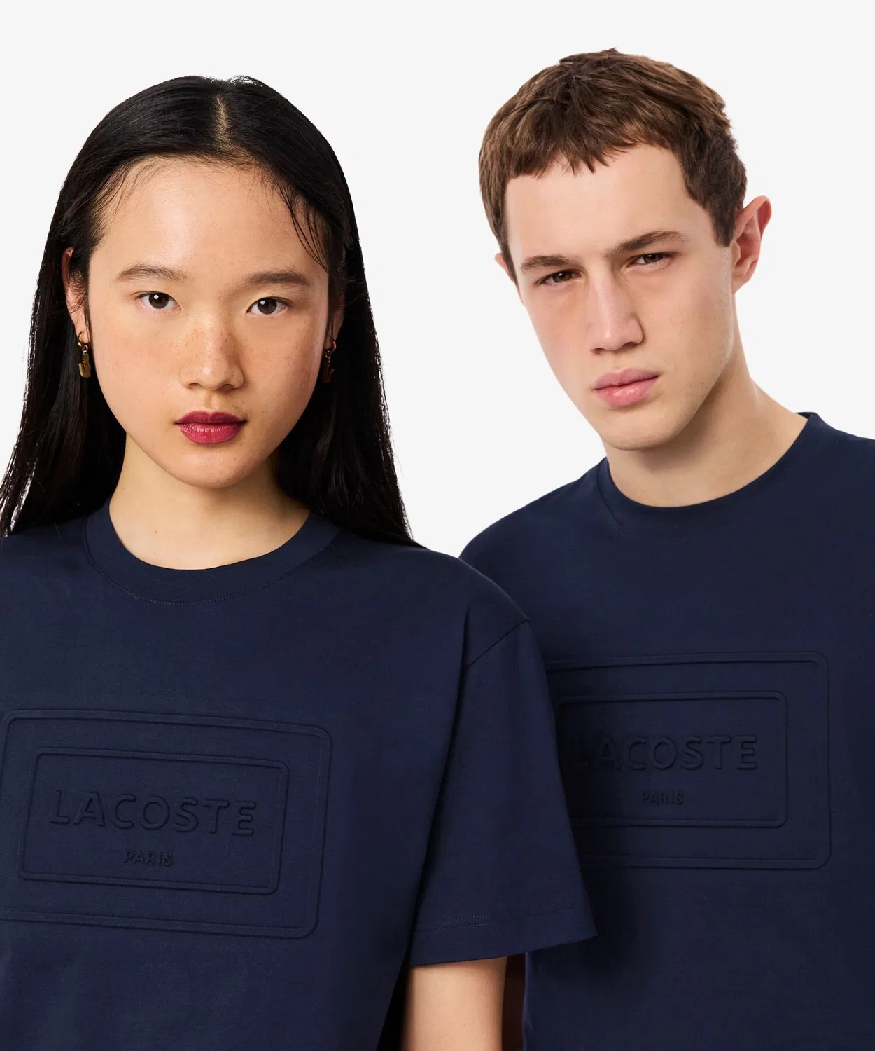 Мужская футболка с поло с эмблемой LACOSTE Classic Fit, Navy — фото 3